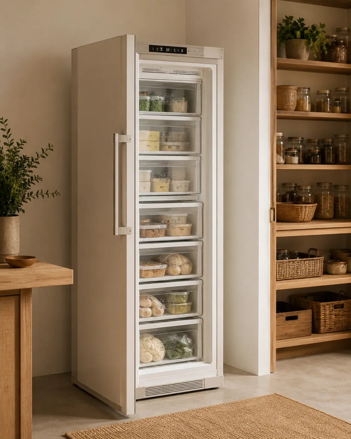 Freezer repair in Brooklyn, NY — technician servicing a freezer