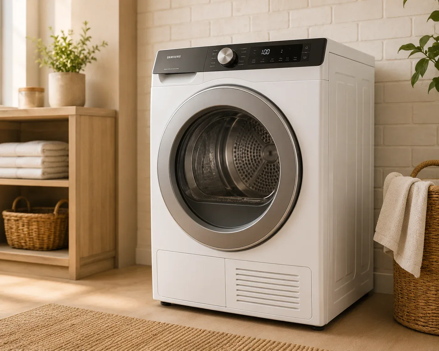 Dryer repair in Brooklyn, NY — technician repairing a dryer